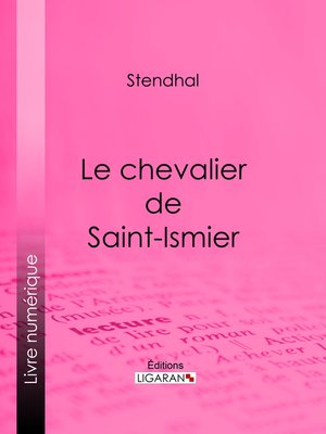 cover image of Le chevalier de Saint-Ismier